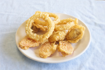 side vegetable tempura